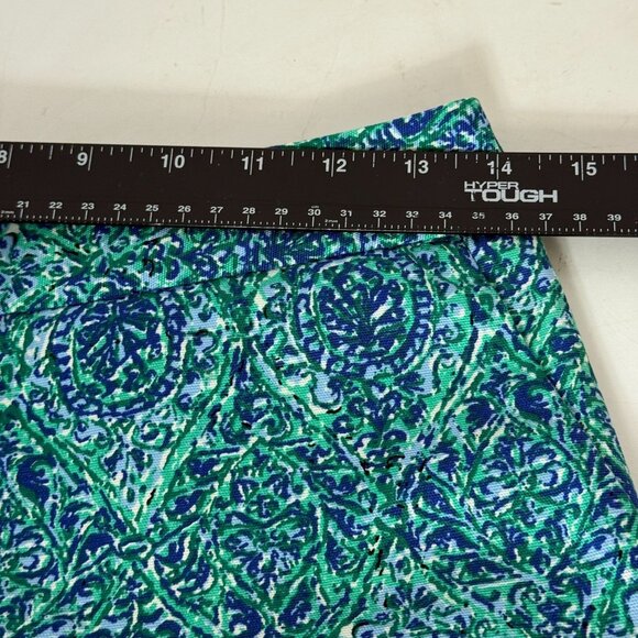 Talbots Tropical Ikat Medallion Shorts Size Petite 0P Resort Wear Preppy Casual - Picture 8 of 12